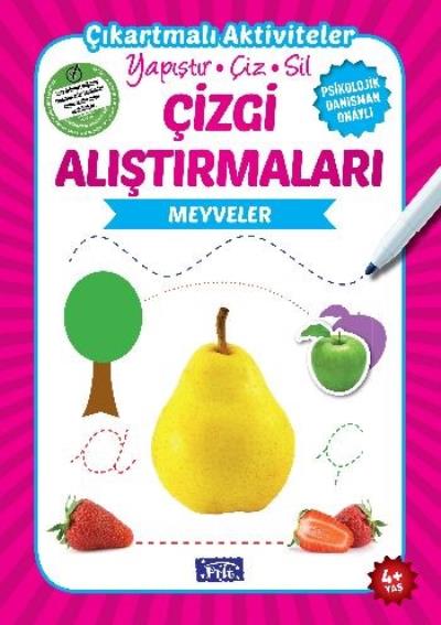 Meyveler Çizgi Alıştırmaları