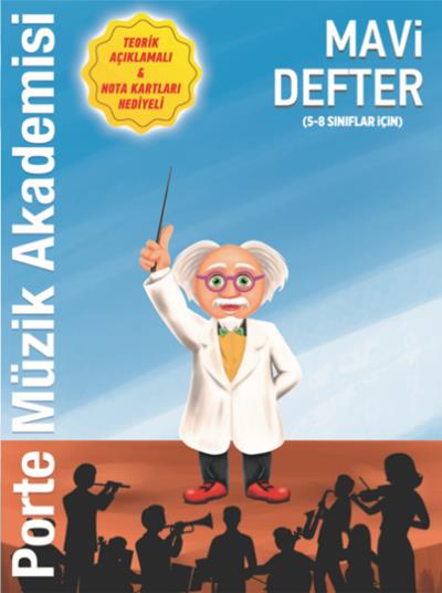 İADESİZ Porte Müzik Akademisi Mavi Defter 5 8. Sınıflar İçin