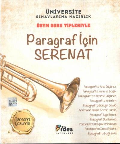 FİDES ÖSYM Soru Tipleriyle Paragraf İçin Serenat YENİ